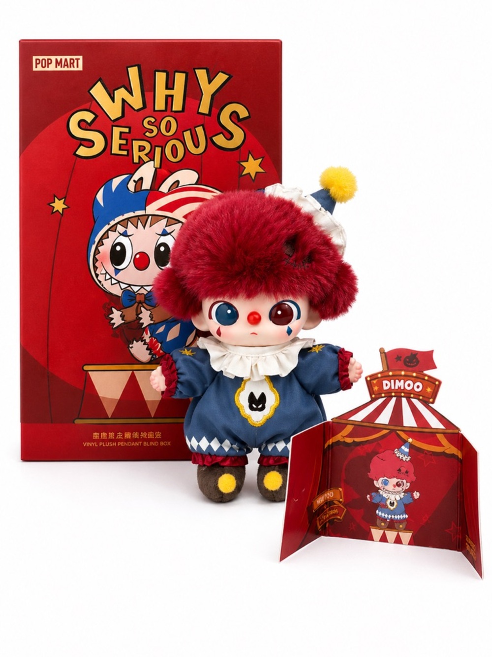 POP MART Authentic Flame Clown Why So Serious Series